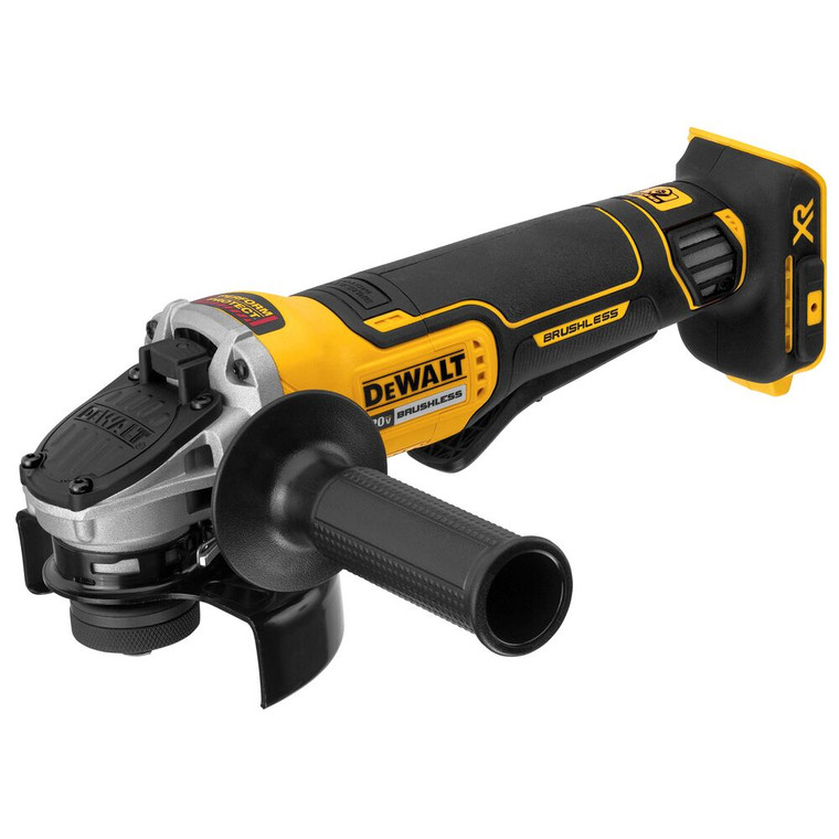 DeWalt DCG413B 20V MAX XR 4.5-Inch Paddle Switch Small Angle Grinder with KICKBACK BRAKE (Tool Only)