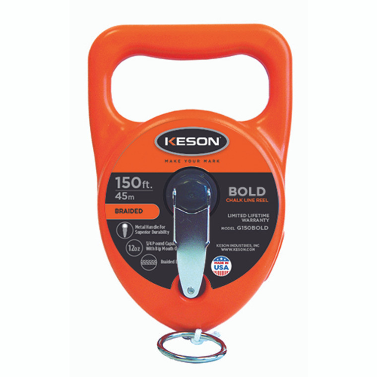 Keson G150BOLD 150-Foot Little Giant Chalk Line Reel