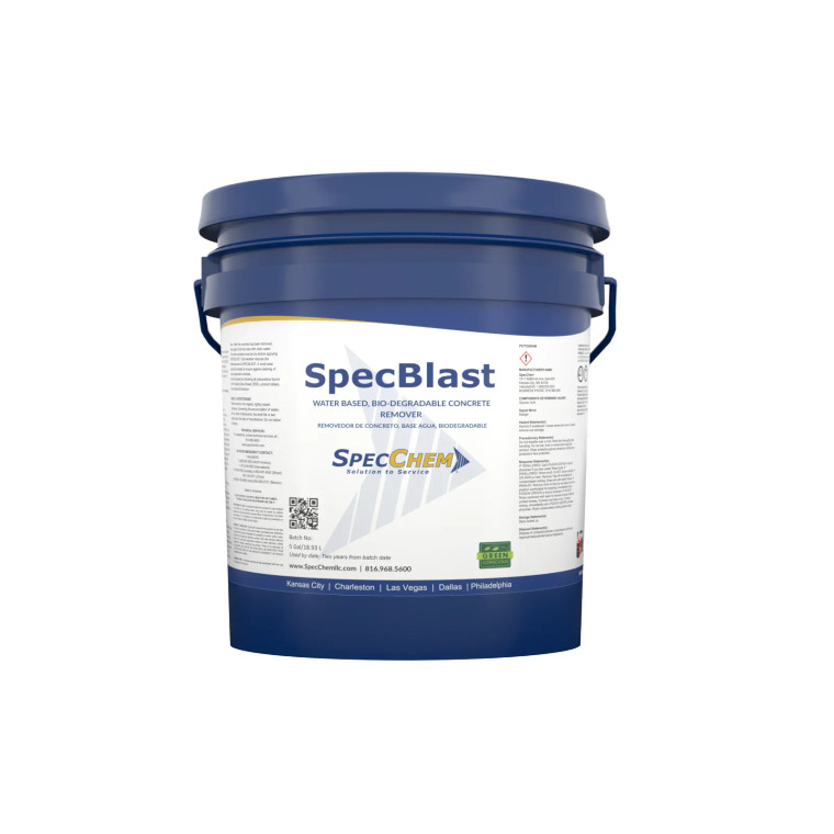 SpecChem SpecBlast Water-Based, Biodegradable Concrete Remover
