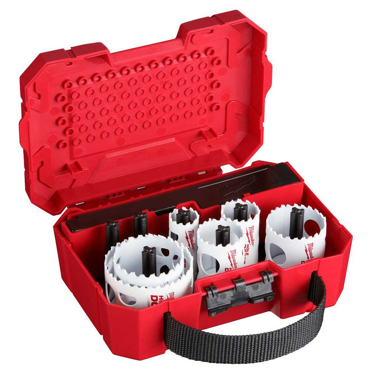 Milwaukee 49-22-4095 10-Piece HOLE DOZER Electricians Hole Saw Kit