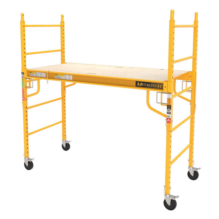 MetalTech I-CISC Jobsite Series 6-Foot Baker Utility Scaffold with 5-Inch Casters