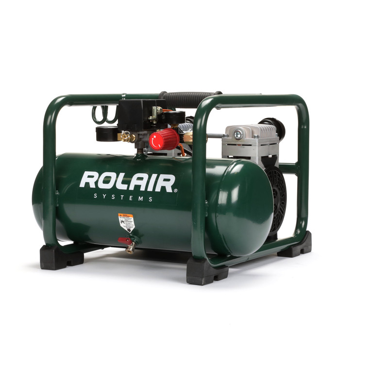 Rolair JC20 2 HP Super Quiet Portable Oil-less Air Compressor