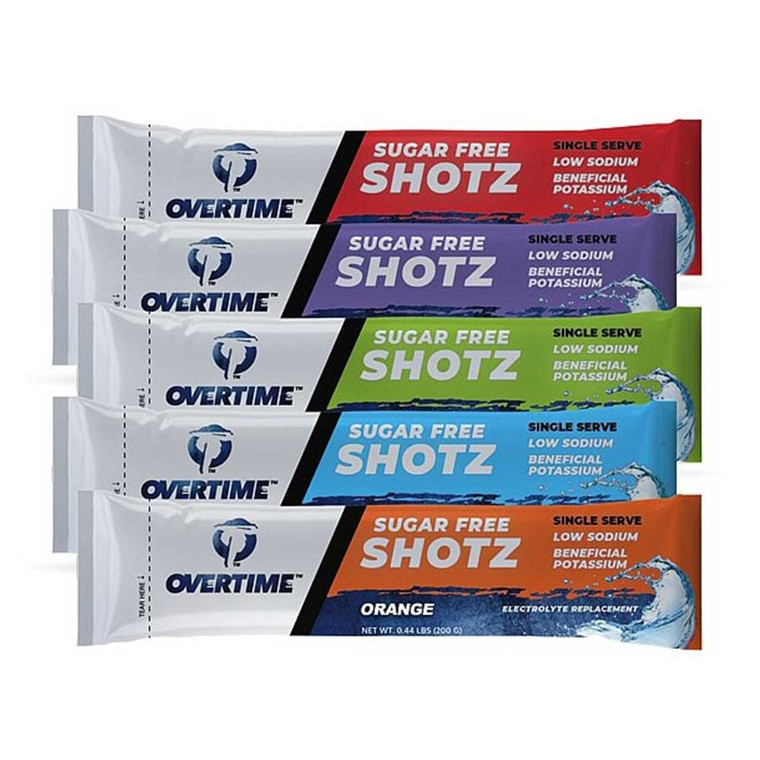 Overtime #55 Single Serve 5 Flavor Varity Drink Mix 400/case