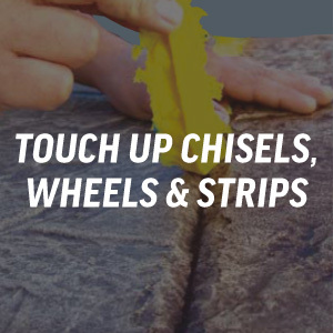 Concrete Touch Up Chisels, Wheels & Strips