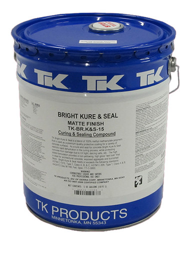 TK Products 5-Gallon Pail Bright Kure and Seal Matte Finish