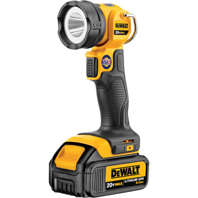 dewalt 20-volt max 1000-lumen led rechargeable power tool flashlight Amazon has this on sale for an unheard of 47% off Volt Max Lithium DEWALT 20V MAX Cordless LED
