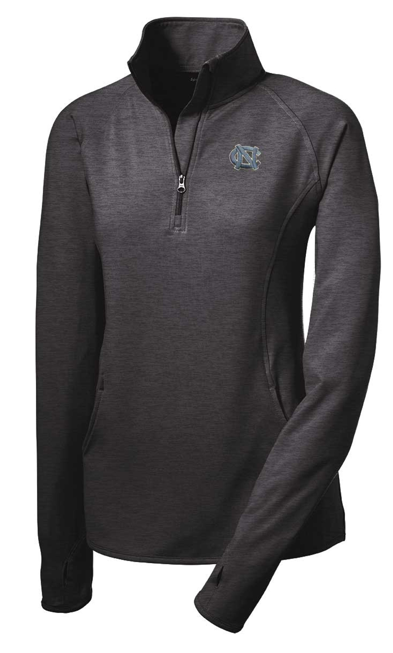 Ladies Performance SportTek 1/4 Zip - Charcoal Gray