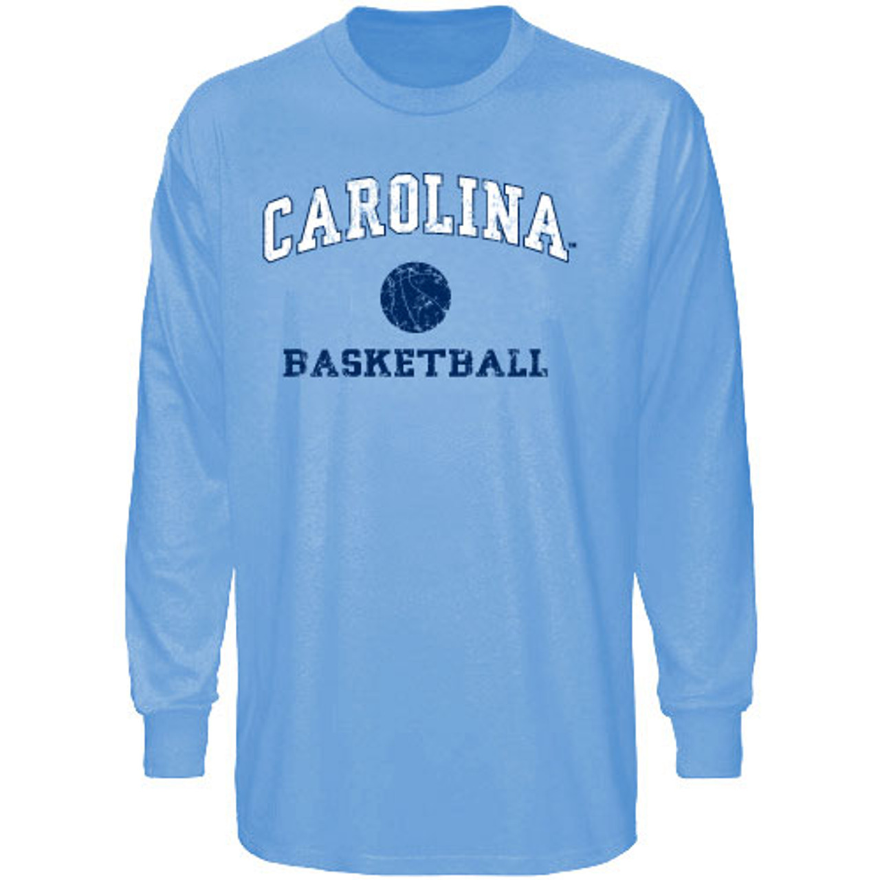 Carolina Faded Sport LONG SLEEVE T Shirt BASKETBALL