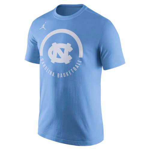 Nike Jumpman Basketball Verbiage Tee - Carolina Blue