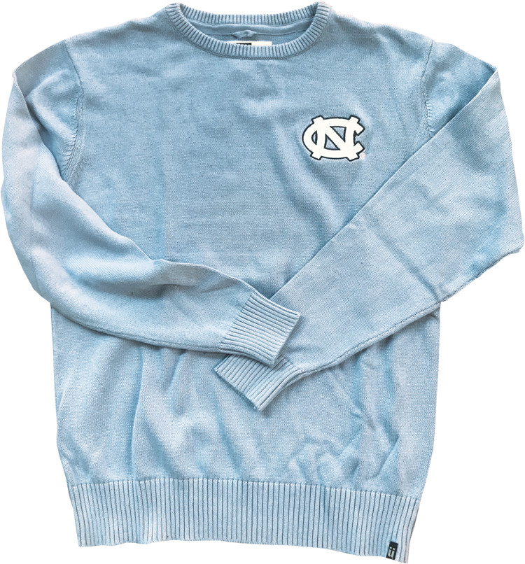 carolina blue crew neck