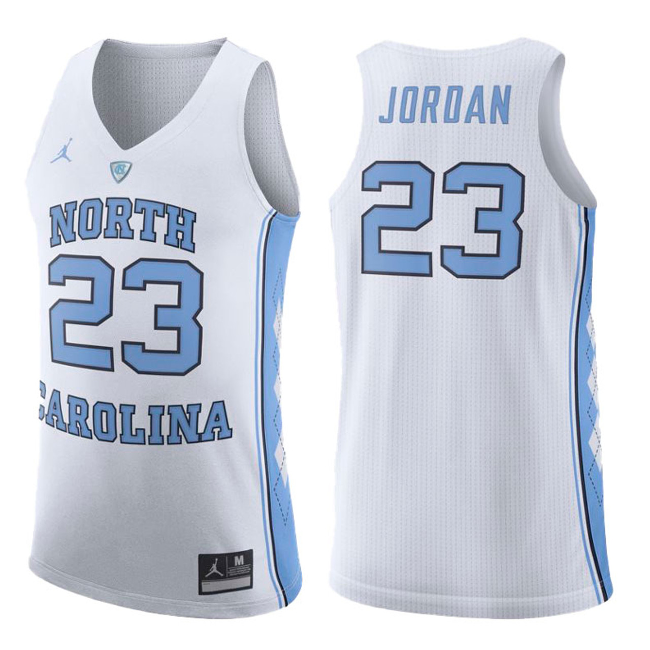 jordan unc jersey white