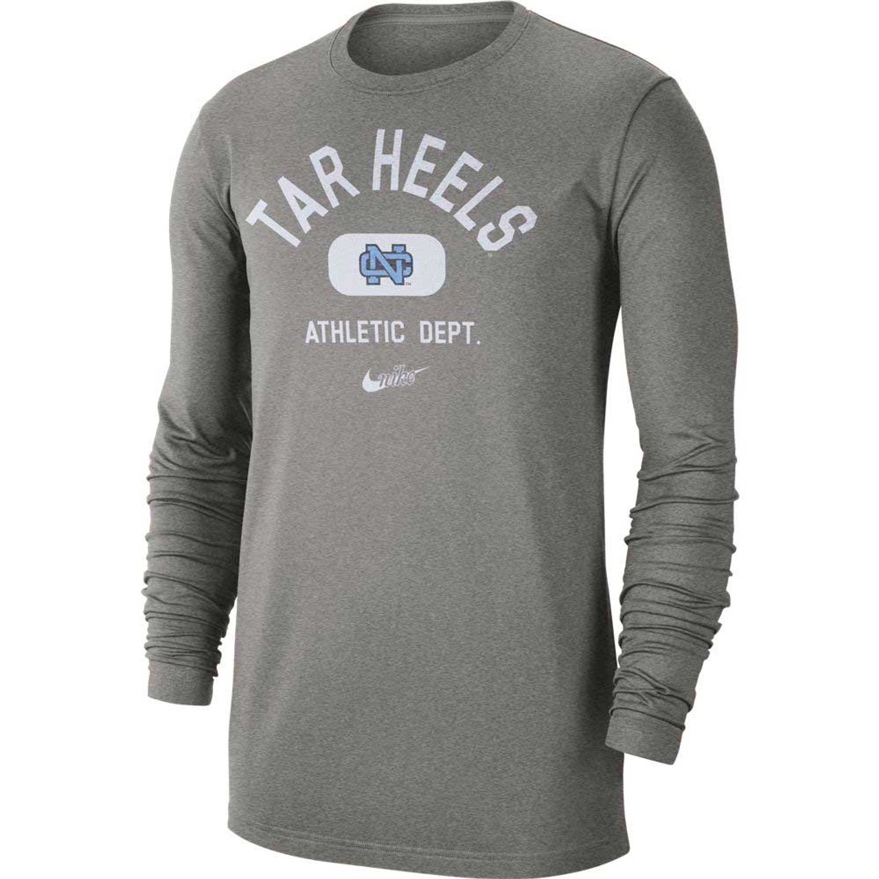 Nike Carolina Long Sleeve Textured Tee - Tar Heels