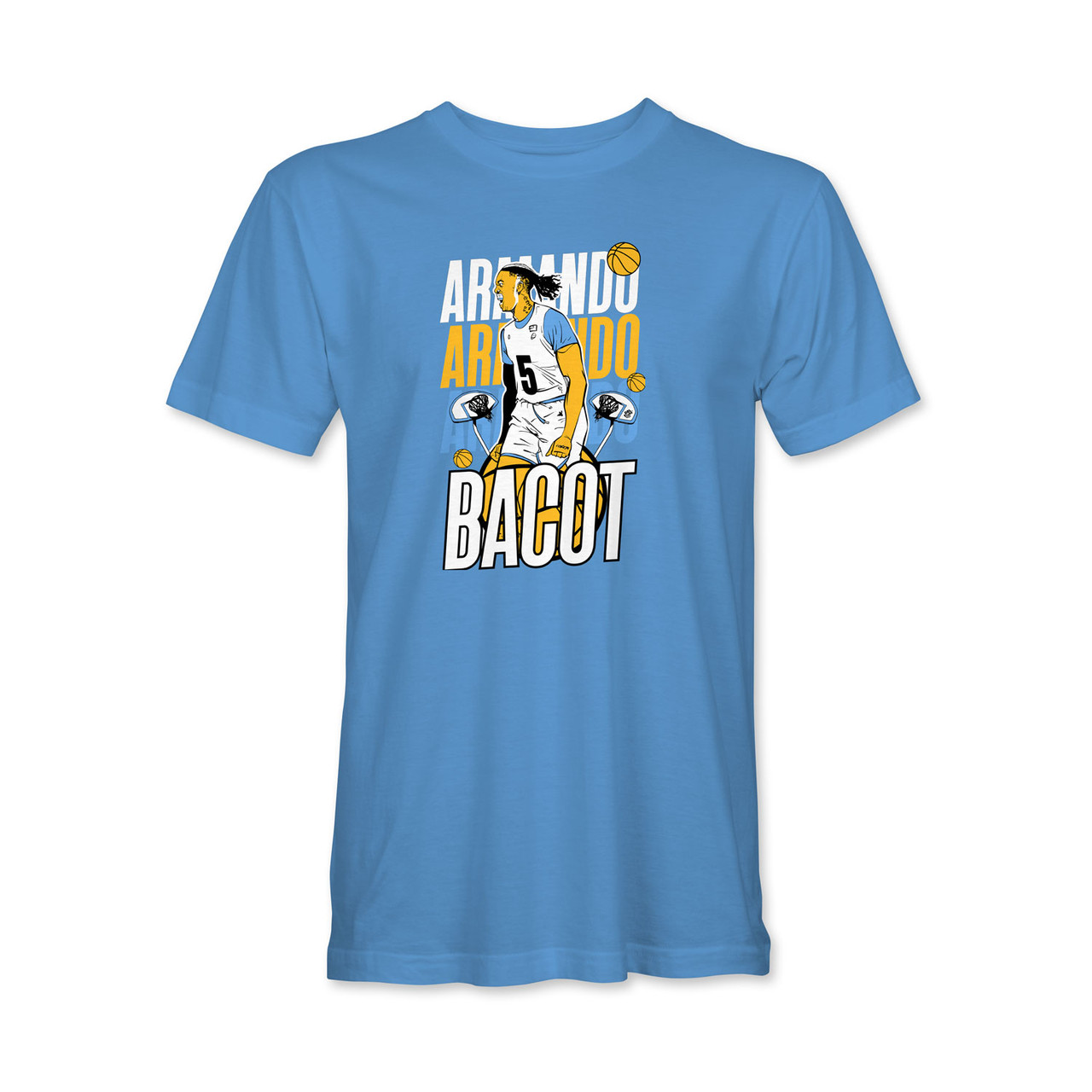 NIL Armando Bacot Stack Tee - Blue