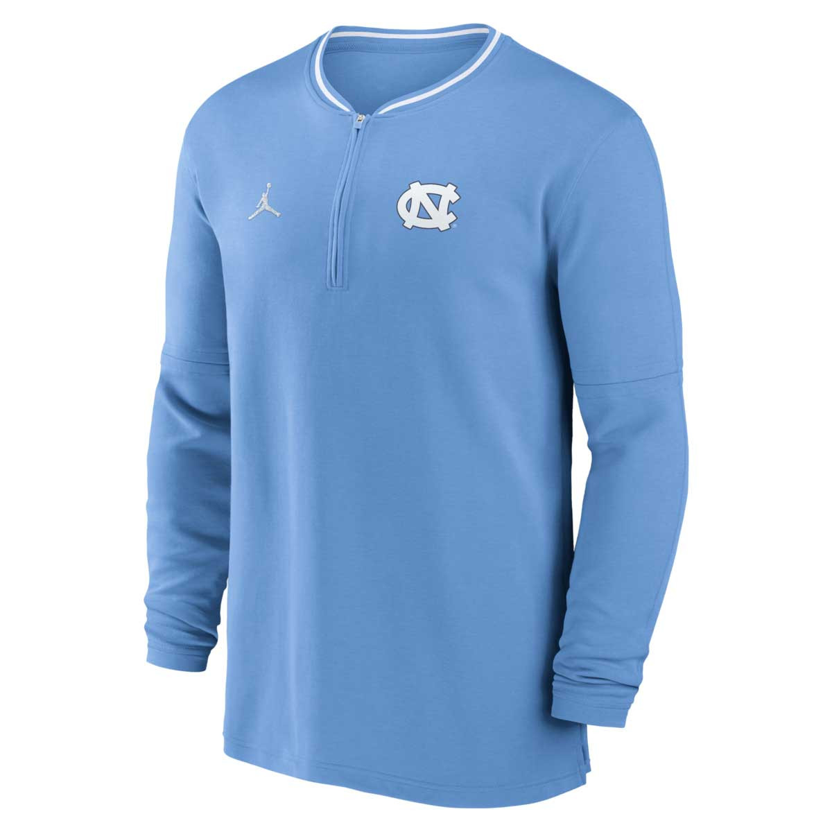 Nike DriFit Half Zip Long Sleeve Coaches Top- Blue