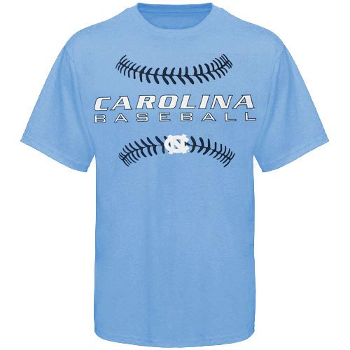 blue and white baseball shirt