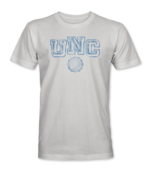 Faded UNC with Seal Tee - White