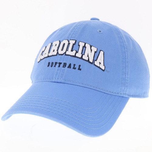 Carolina Blue hat with arc Carolina over Softball.