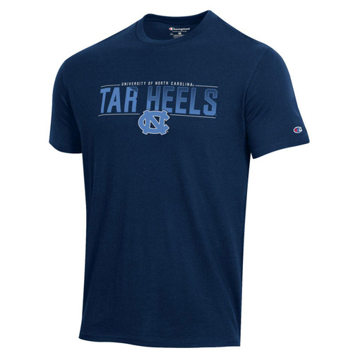 EXTINCT Champion MTO Stadium Collection U of NC Tar Heels Tee - Navy