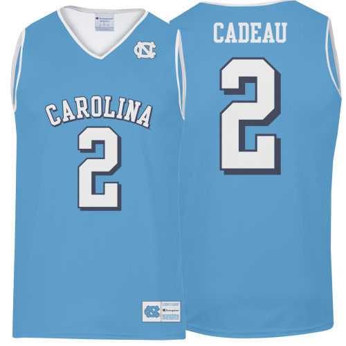 YOUTH Champion Carolina Basketball Replica Jersey - Blue #2 CADEAU