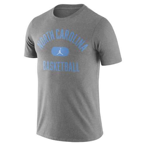 Nike Jumpman Basketball North Carolina Arch Tee- Gray