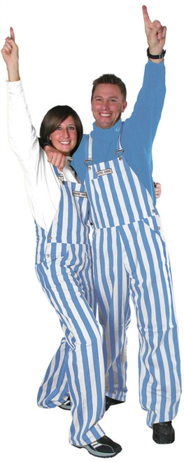 Game Bibs- Blue and White Stripes