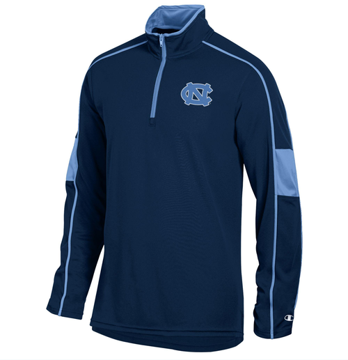 Champion UNC Blue Trim Diamond 1/4 Zip - Navy