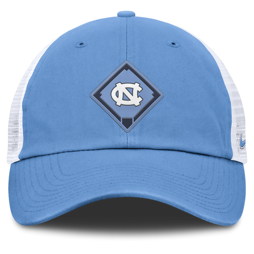 Nike UNC Baseball Diamond Club Primetime Trucker Cap- Blue