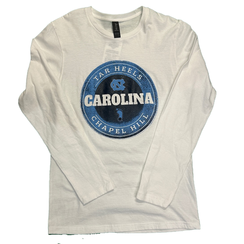 CHSW Carolina Round Splatter Long Sleeve - White