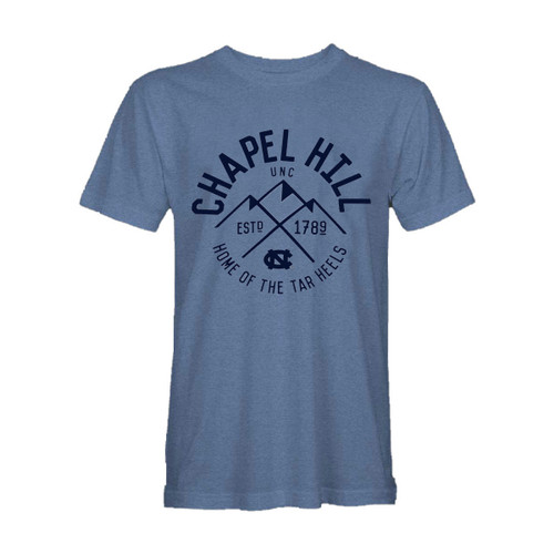 Chapel Hill Home of the Tar Heels Tee Shirt - Blue Heather