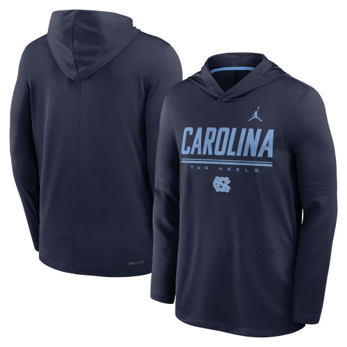 Nike UNC Stacked Up Hooded Pullover - Navy