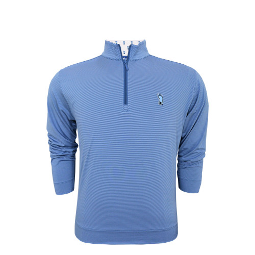 Horn Legend Stripe LC Foot 1/4 Zip - Carolina Blue