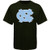 Black short sleeve tee shirt with a big interlocking NC on the front.