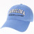 Carolina blue hat with arc Carolina over Swimming & Diving.