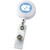 Aminco Carolina Retractable Badge Holder - White w/ NC