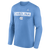 Nike LONG SLEEVE Perf Tee - Carolina over NC - Blue