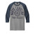 CHSW  Carolina Faded Arc 1789 Soft Touch Raglan - Gray/Denim