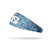 Junk NC Logo Headband- Blue & Navy Splatter