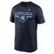 Nike Half Ball Basketball Performance Tee - Navy