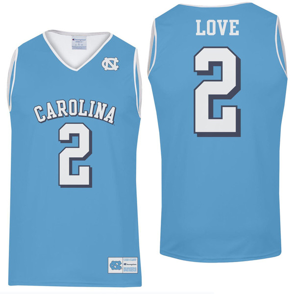 Champion Carolina Basketball Replica Jersey - Blue #2 LOVE