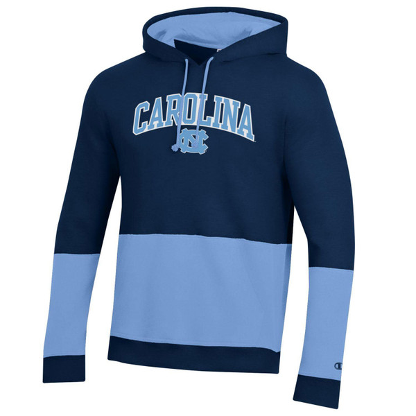 Champion Carolina Arc Over NC Big Stripe Hood- Nvy/Blu