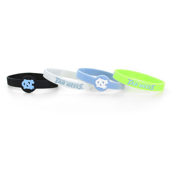 Aminco Carolina Silicone Bracelets - 4 pack