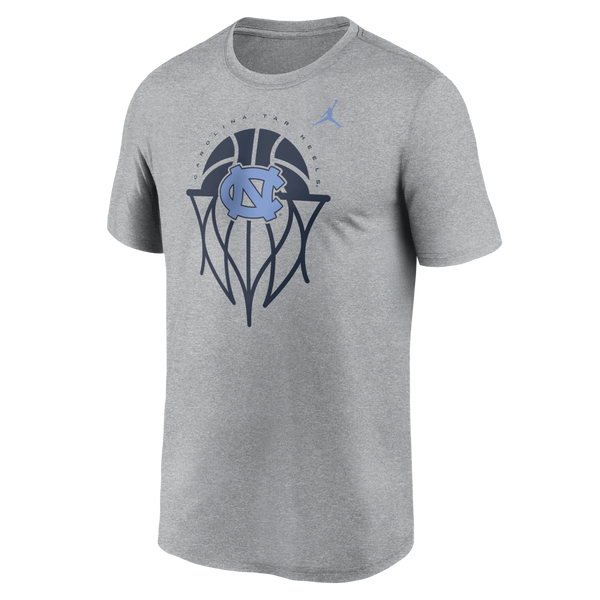 Nike Jordan Legend Basketball Icon Tee - GRAY In the Net