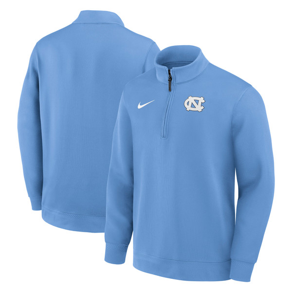 Nike UNC Player Coaches Quarter Zip - Blue
