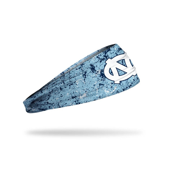 Junk NC Logo Headband- Blue & Navy Splatter