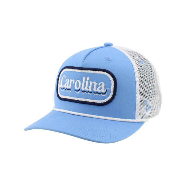 Zephyr Cargo Trucker Carolina Patch Hat - Blue/White