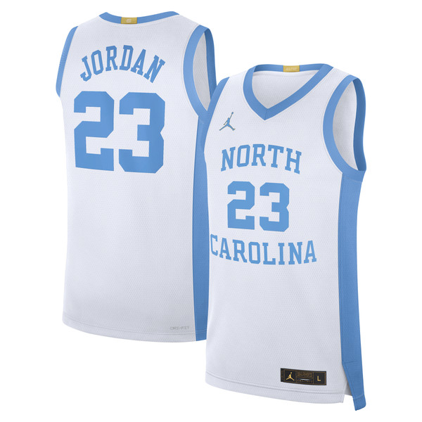 Nike 23 Jordan Jersey Blue Trim - White