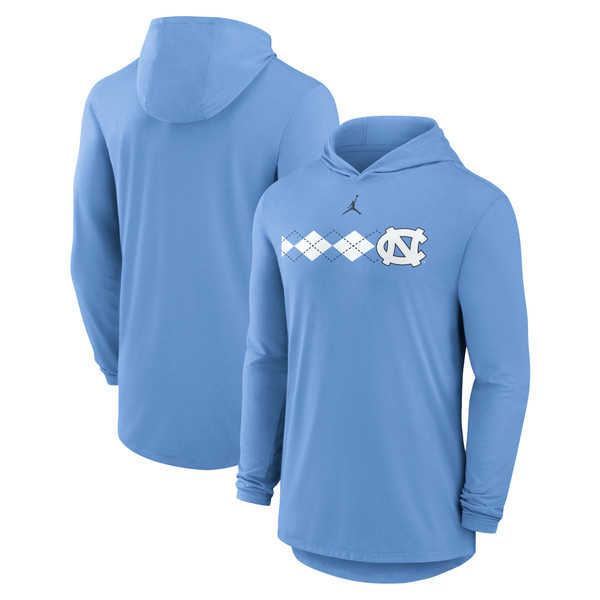 Nike Argyle Interlock NC Hoodie Tee - Blue