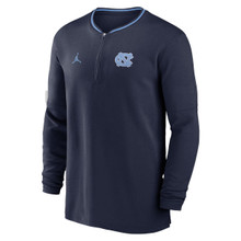 Nike DriFit Half Zip Long Sleeve Coaches Top - Navy