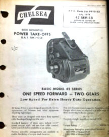 2-P-291 Output Gear for 42 model  PTO