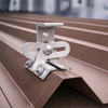 S-5 ProteaBracket mount for trapezoidal metal roof solar installation